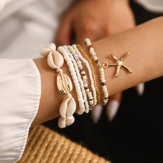 7-teiliges stapelbares Armband-Set