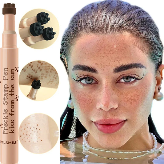 1PC Gesicht Gefälschte Sommersprossen Stift Natürliche Wasserdichte Lebensechte Gefälschte Sommersprossen Stift für Langlebig Look Dot Spot Stift Make-Up werkzeug Kosmetik